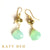 Selma Lemon Quartz and Mint Chalcedony Earrings