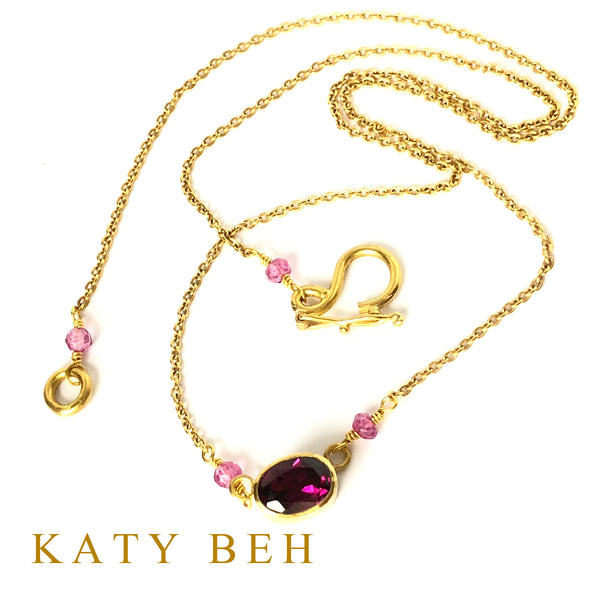 Seneira Rhodolite Garnet Necklace