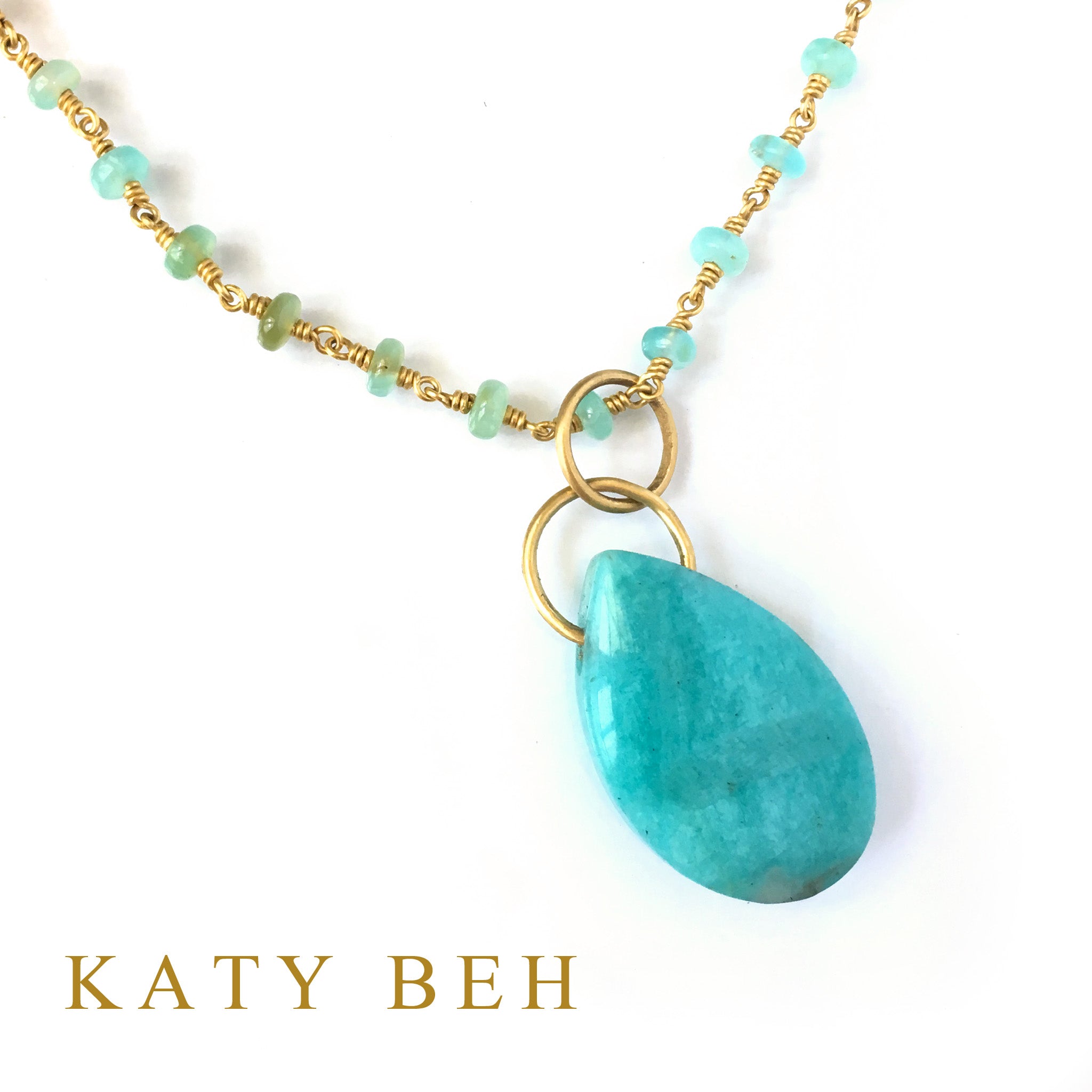 Tina Chrysoprase Pendant