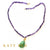 Valeria Amethyst and Chrysoprase Necklace