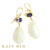 Wendy Tanzanite and Rainbow Moonstone Earrings